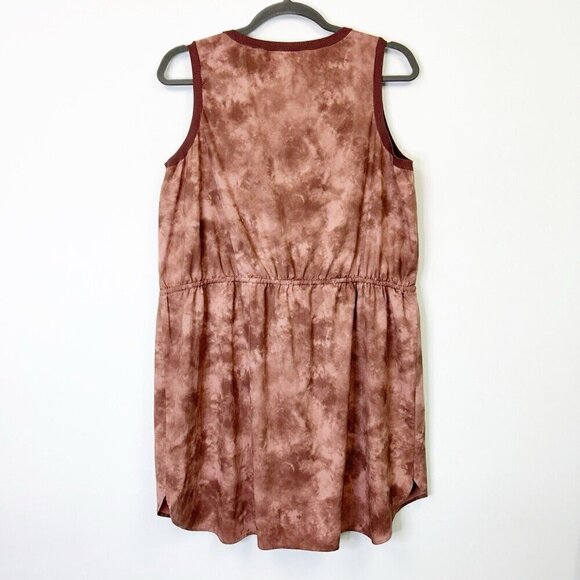 Athleta Rincon Drawstring Dress Womens Size 2X Rose Sleeveless Travel - Picture 2 of 10